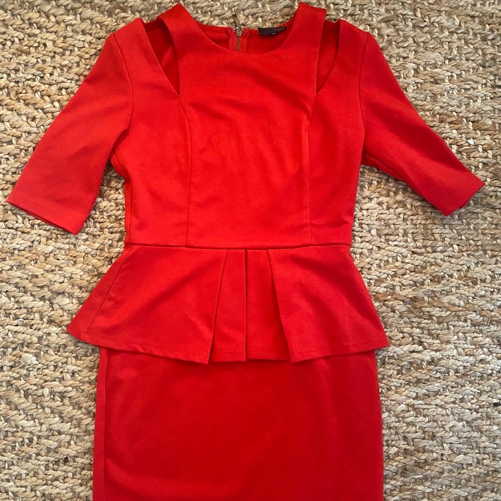 Red dress